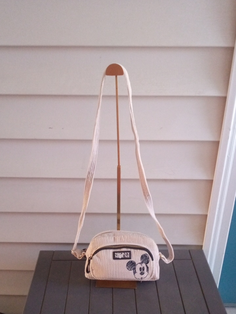 Disney Mickey Mouse Corduroy Crossbody NWOT